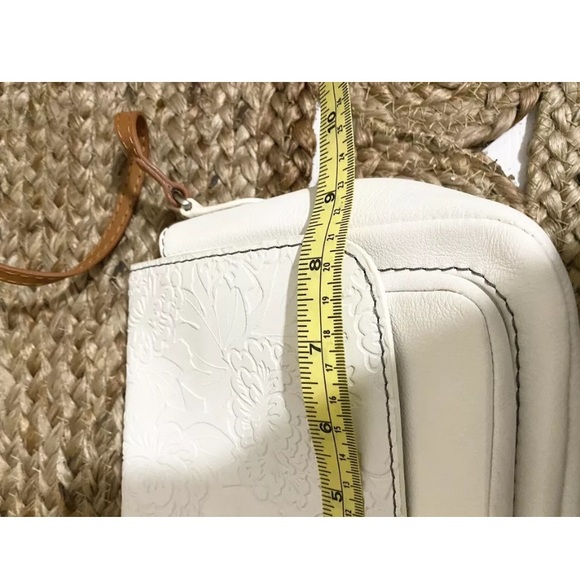 COLORADO White Small Light Embossed Leather  Bag - Picture 5 of 6